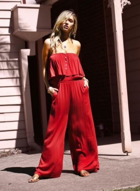 Rust Jumpsuit