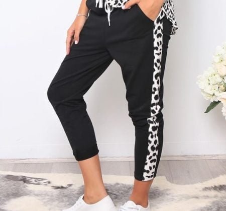 Leopard Stripe Trackies