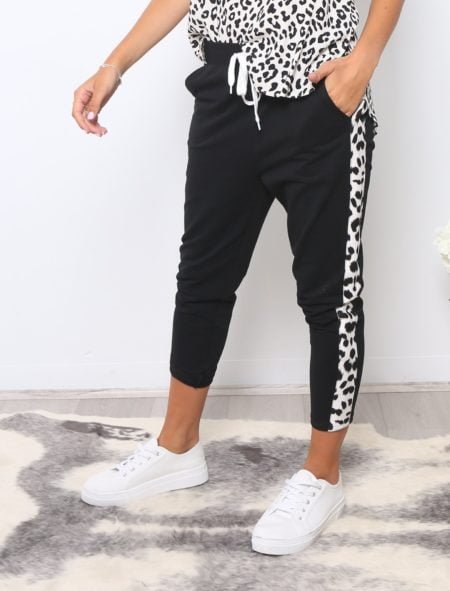 Leopard Stripe Trackies