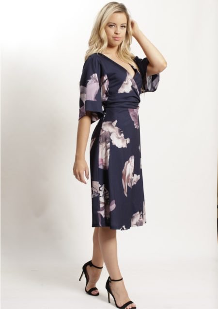 Floral Wrap Dress