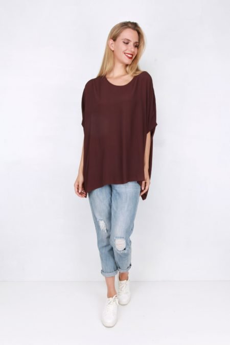 Plum Drape Top