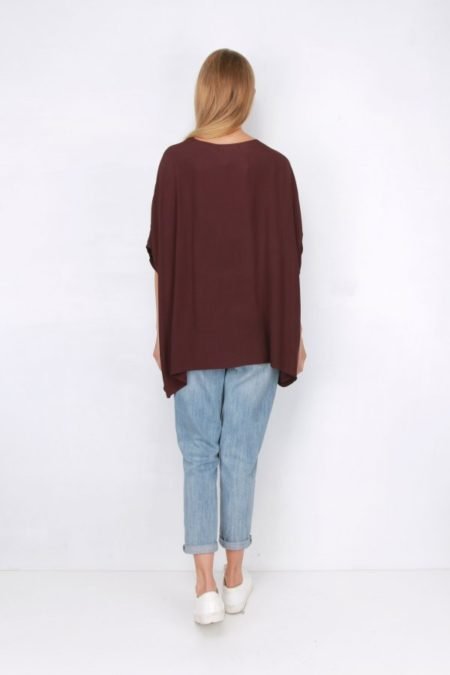 Plum Drape Top