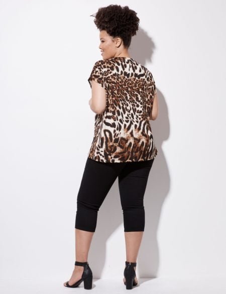 Tiger Print Top