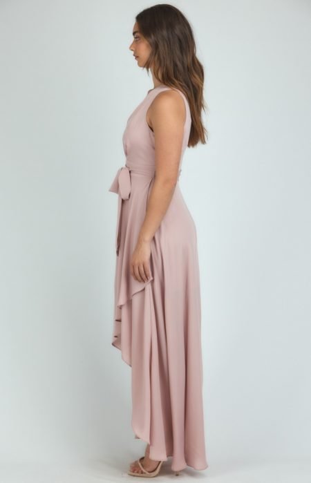 Blush Waterfall Maxi Dress