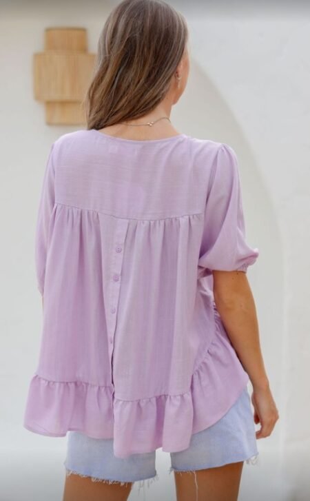 Lilac Jennifer Top