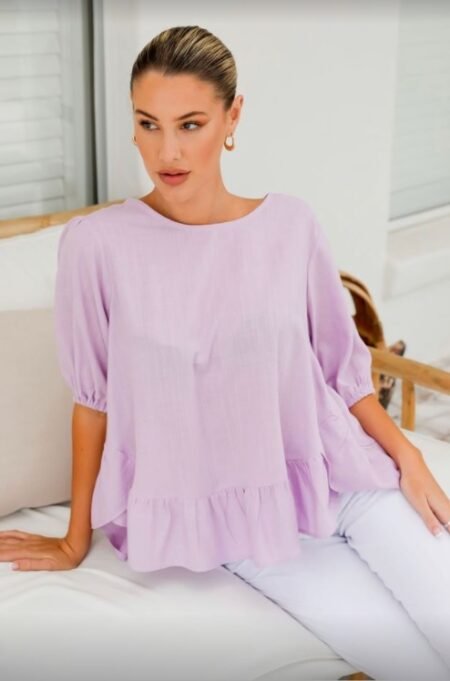 Lilac Jennifer Top