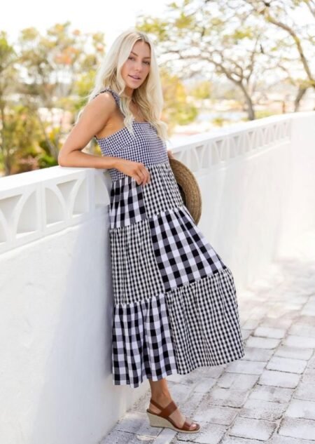 Miami Shirred Maxi Dress