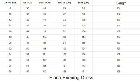 Fiona Evening Dress