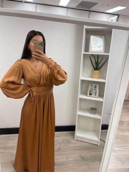 Rust Maxi Dress