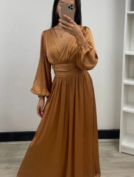 Rust Maxi Dress