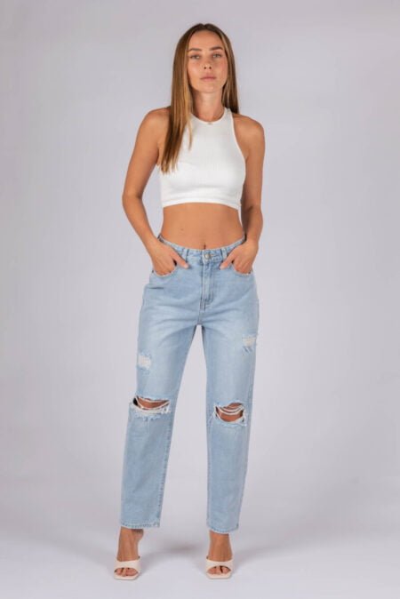 Disstress Mom Jeans