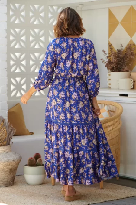 Jaase Delfina Print Maxi Dress