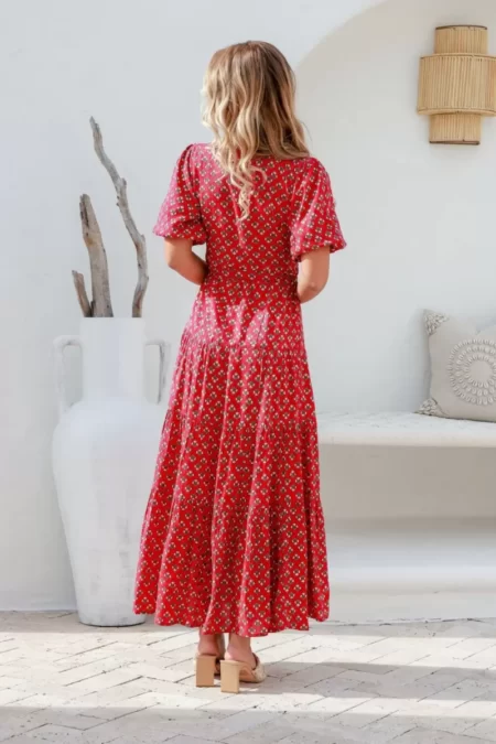 Ditsy Wanderer Wrap Dress